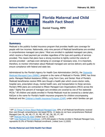 Florida Maternal And Child Health Fact Sheet