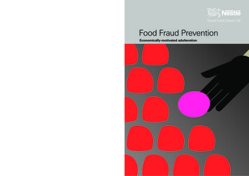 Food Fraud Prevention - Nestlé