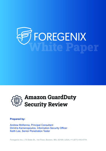 Amazon GuardDuty Security Review