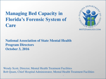 Managing Bed Capacity In - NASMHPD