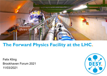 The Forward Physics Facility At The LHC.
