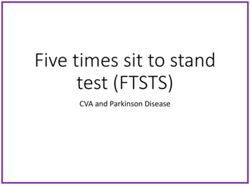 Five Times Sit To Stand Test (FTSTS)