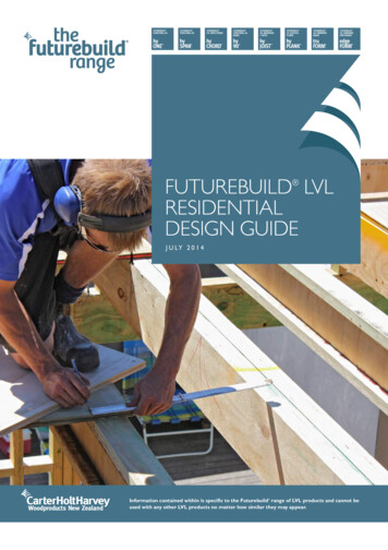 Futurebuild LVl Residential Design Guide