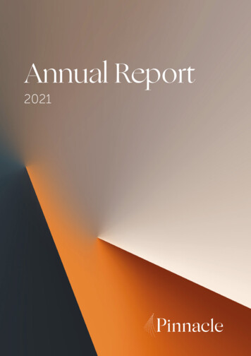 Annual Report - Pinnacle