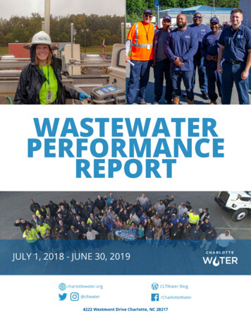 WASTEWATER PERFORMANCE REPORT