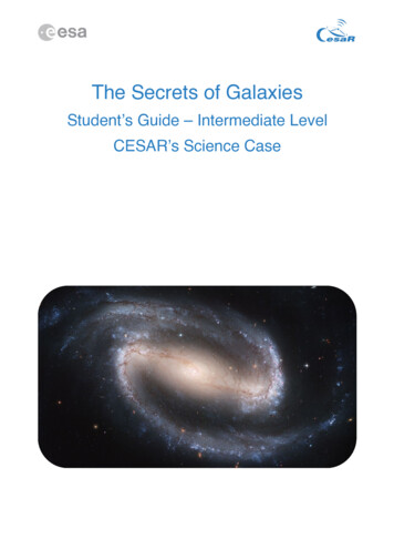The Secrets Of Galaxies - CESAR / ESA