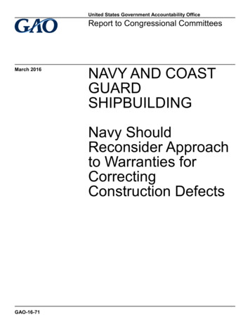 GAO-16-71, NAVY AND COAST GUARD SHIPBUILDING: Navy Should Reconsider .