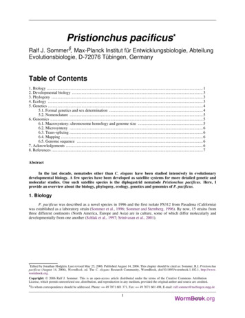 Pristionchus Pacificus - WormBook