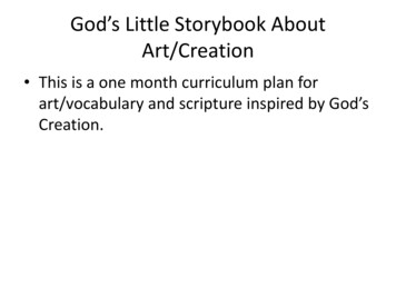 God’s Little Storybook About Art/Creation