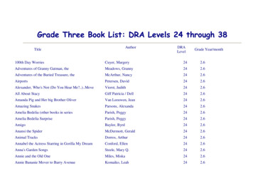 Grade Three Book List: Levels L Through P