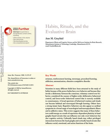 Habits, Rituals, And The Evaluative Brain