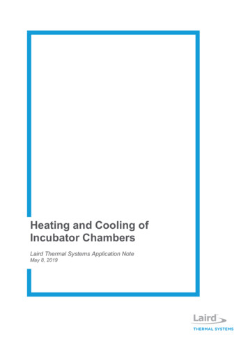 Heating And Cooling Of Incubator Chambers - Mouser Electronics
