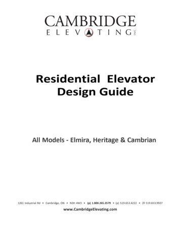 Residential Elevator Design Guide