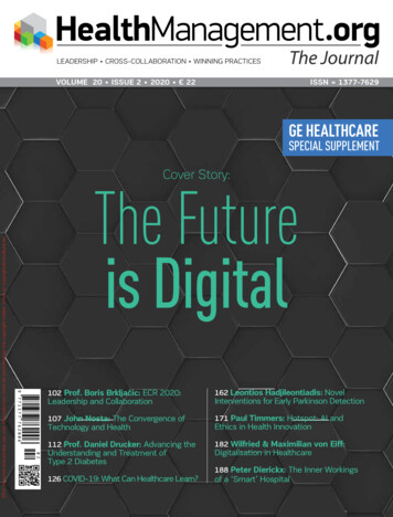 SPECIAL SUPPLEMENT The Future - HealthManagement 