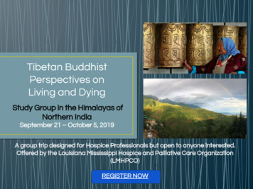 Living And Dying Perspectives On Tibetan Buddhist