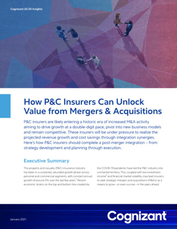 How P&C Insurers Can Unlock Value From Mergers & Acquisitions