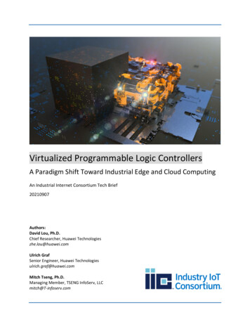 Virtualized Programmable Logic Controllers
