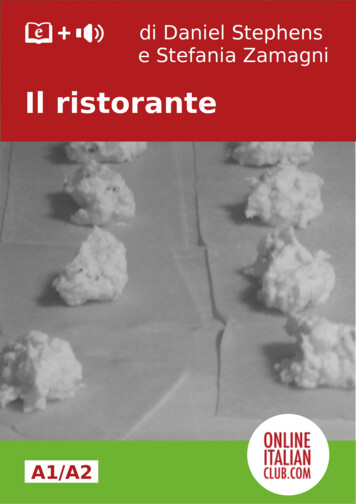 Il Ristorante - Learn Italian With Exercises, Easy Readers .