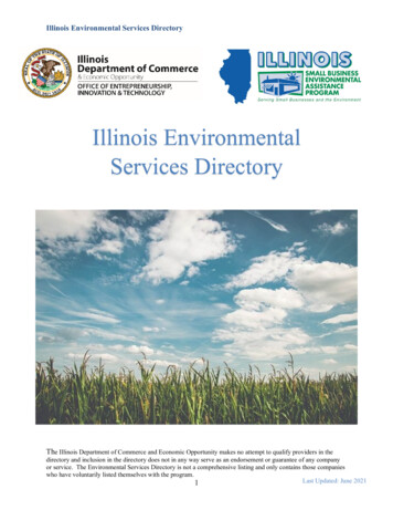 Illinois Environmental Services Directory