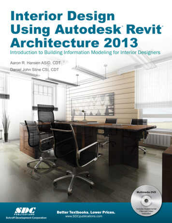 Interior Design Using Autodesk Revit - Internet Archive