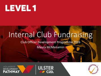 Internal Club Fundraising - Ulster GAA