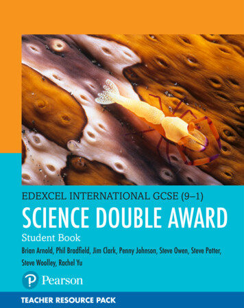 EDEXCEL INTERNATIONAL GCSE (9–1) SCIENCE DOUBLE 