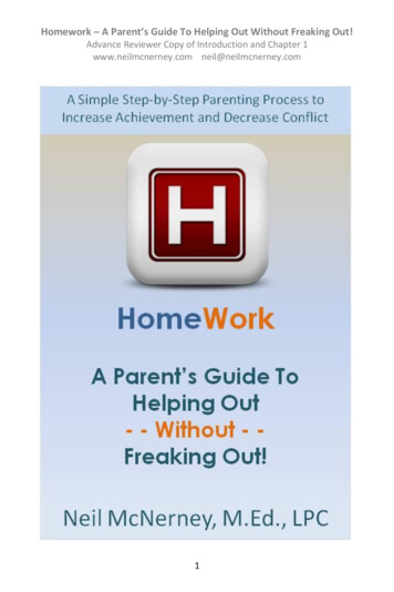 Homework A Parent’s Uide To Helping Out Without &reaking .