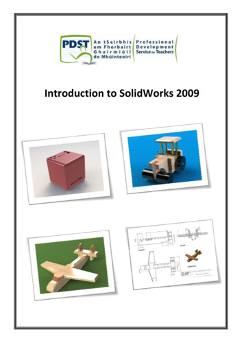 Introduction To SolidWorks 2009 - T4