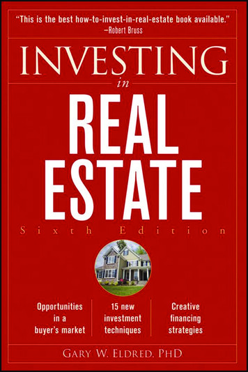 Investing In Real Estate 6th Edition - WordPress 