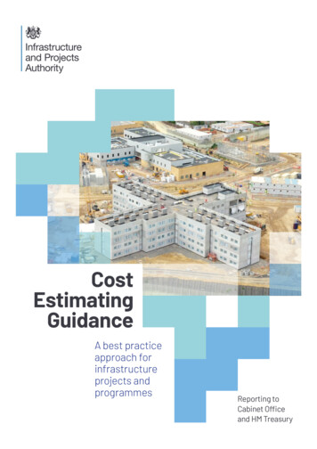 Cost Estimating Guidance - GOV.UK