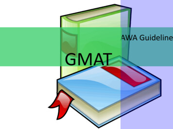 AWA Guideline GMAT
