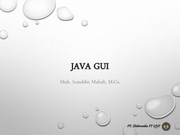 Java GUI With Swing - UNY