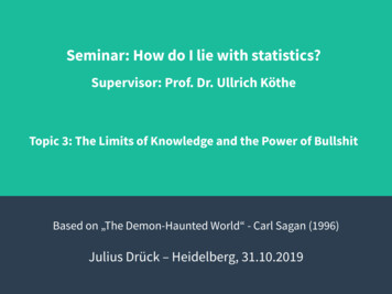 Seminar: How Do I Lie With Statistics?