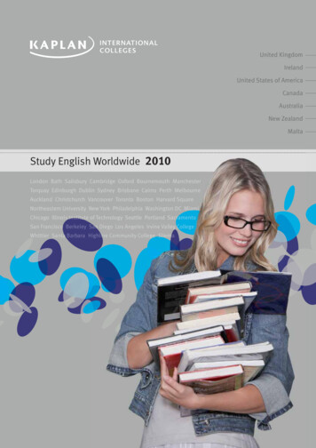 Study English Worldwide 2010 - SIOC