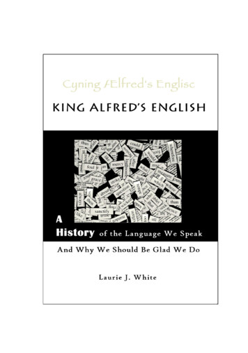 King Alfred's English - TheShorterWord 