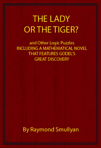 Lady Or The Tiger And Other Logic Puzzles - Logic-books.info