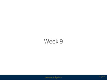 Week 9 - Eecs.umich.edu
