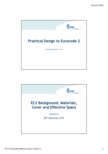 Practical Design To Eurocode 2