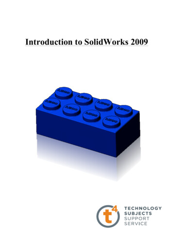 Introduction To SolidWorks 2009 - DCG