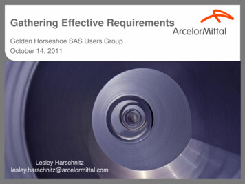 Gathering Effective Requirements - SAS