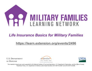 Life Insurance Basics For Military Families