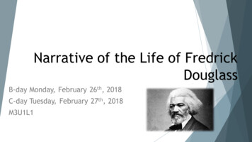 The Narrative Of The Life Of Fredrick Douglass