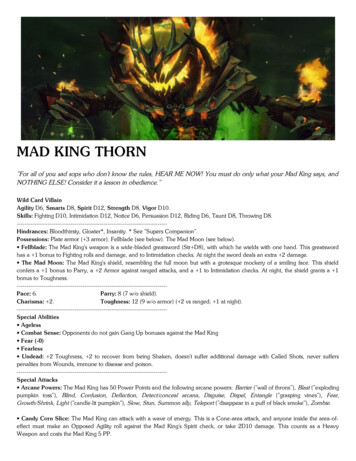 MAD KING THORN - Demonwyld 