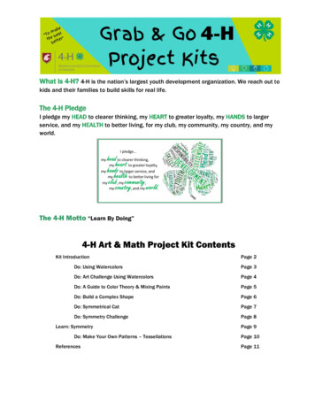 4-H Art & Math Project Kit Contents