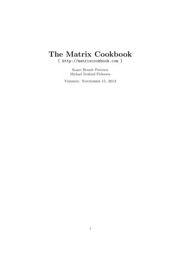 The Matrix Cookbook - Mathematics