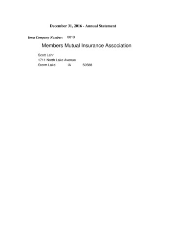Members Mutual Insurance Association - Iowa