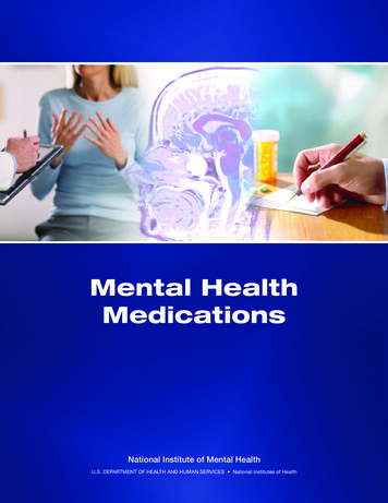 Mental Health Medications - UC Santa Barbara