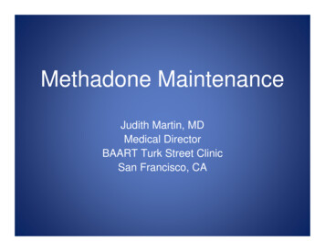Methadone Maintenance Module PCSSO - Providers Clinical Support System