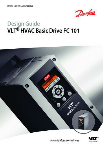 VLT HVAC Basic Drive FC 101 - Danfoss