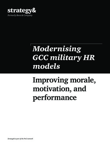 Modernising GCC Military HR Models: Improving Morale, Motivation, And .
